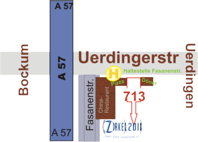 Krefeld Vereinsheim bunt