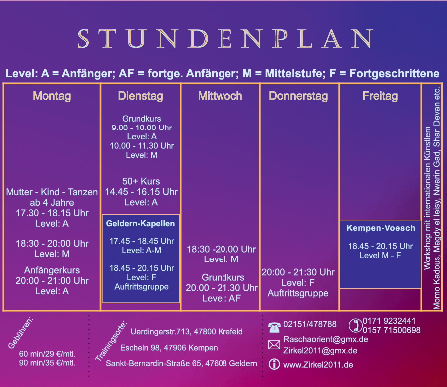 132 x152 Stundenplan